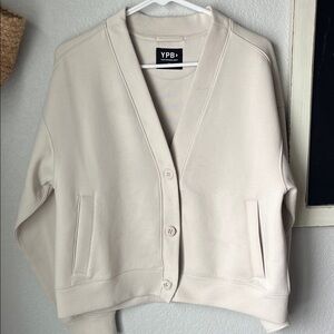 YPB neoKNIT Cream Ivory Cardigan